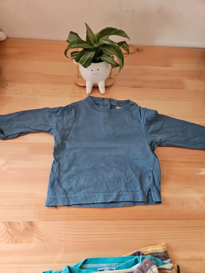 Lot de 5 tee shirt manche longue bébé garçon 3 mois - photo numéro 2