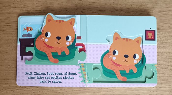Livre Mes puzzles farandole : mes petits compagnons 1 an + - photo numéro 5