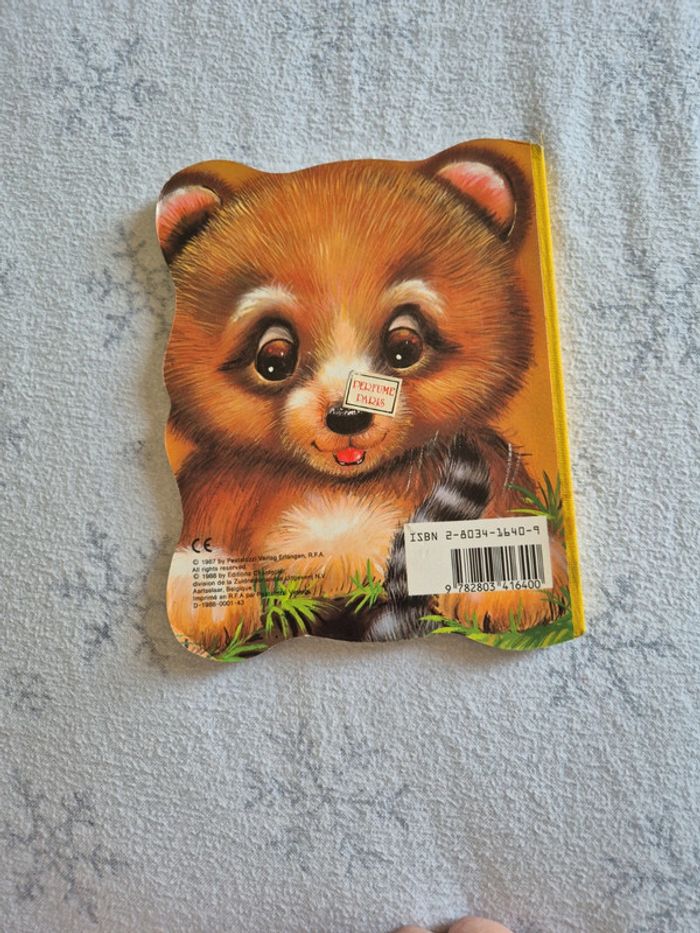 Livre "vintage" ourson et la raton laveur - photo numéro 2