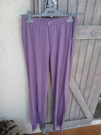 pantalon de pyjama violet taille 38