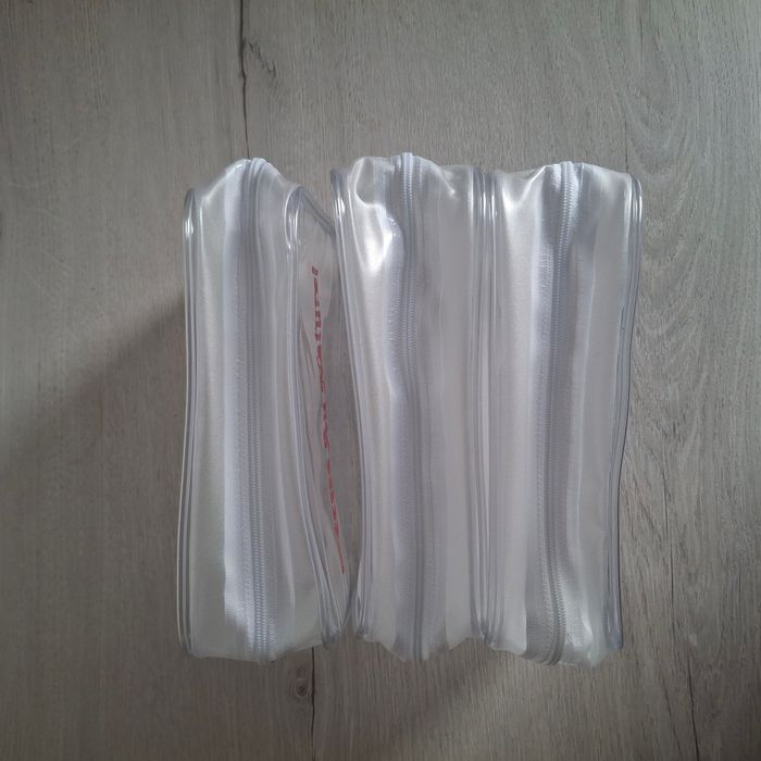 Lot de 3 trousses de toilette transparentes avec inscription fuchsia pailletée - Déesse au Naturel - photo numéro 6