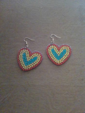 Boucles d'oreilles coeur