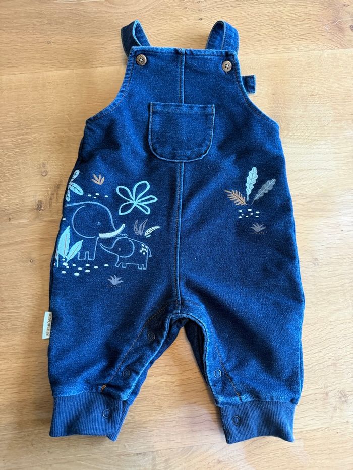 Ensemble combinaison et tee shirt Petit béguin 6 mois - photo numéro 5