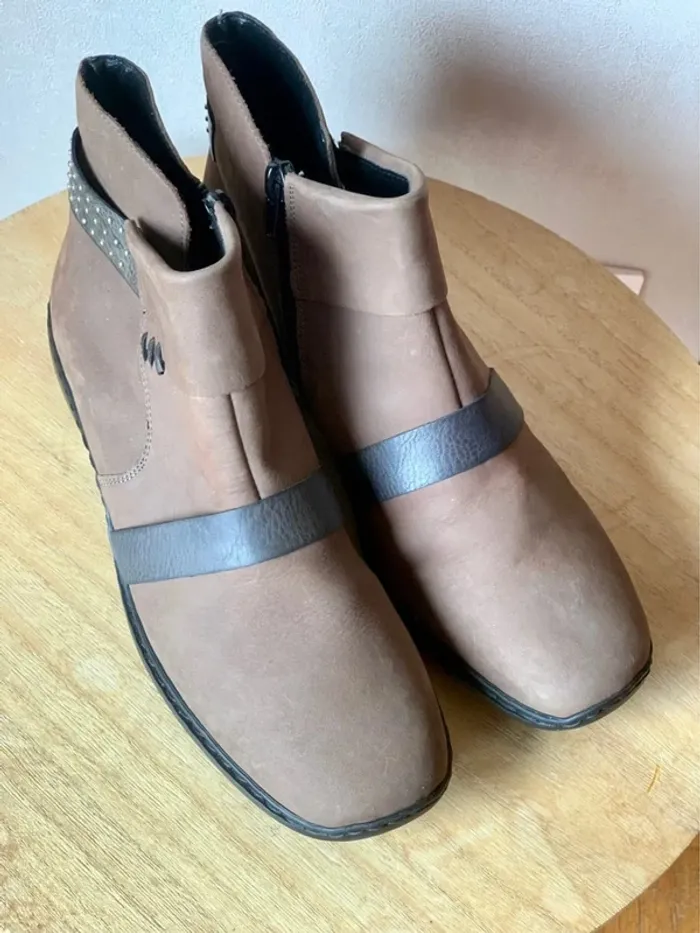 Bottines daim Rieker pointure 41 - photo numéro 2