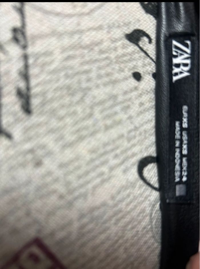 top zara en similicuir xs - photo numéro 7