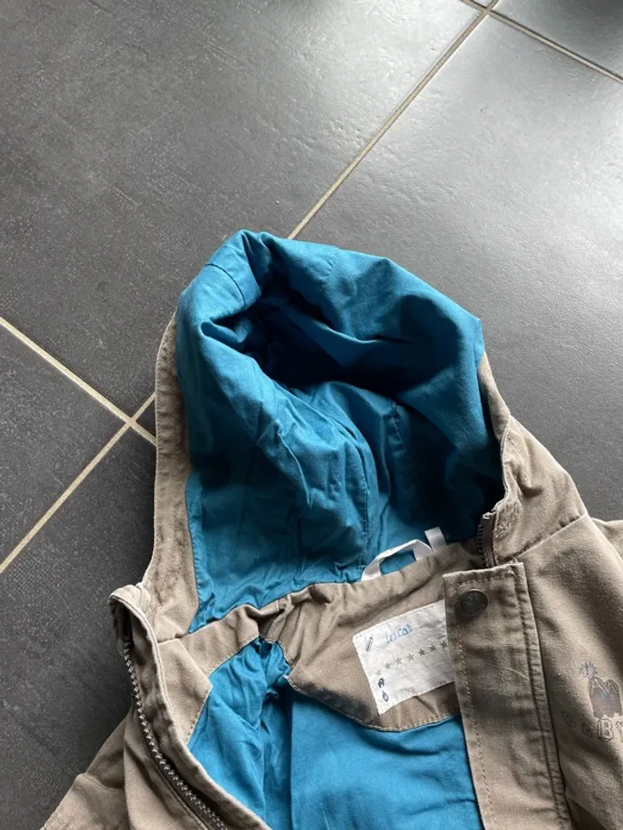 Parka marronné kaki doublé - photo numéro 11