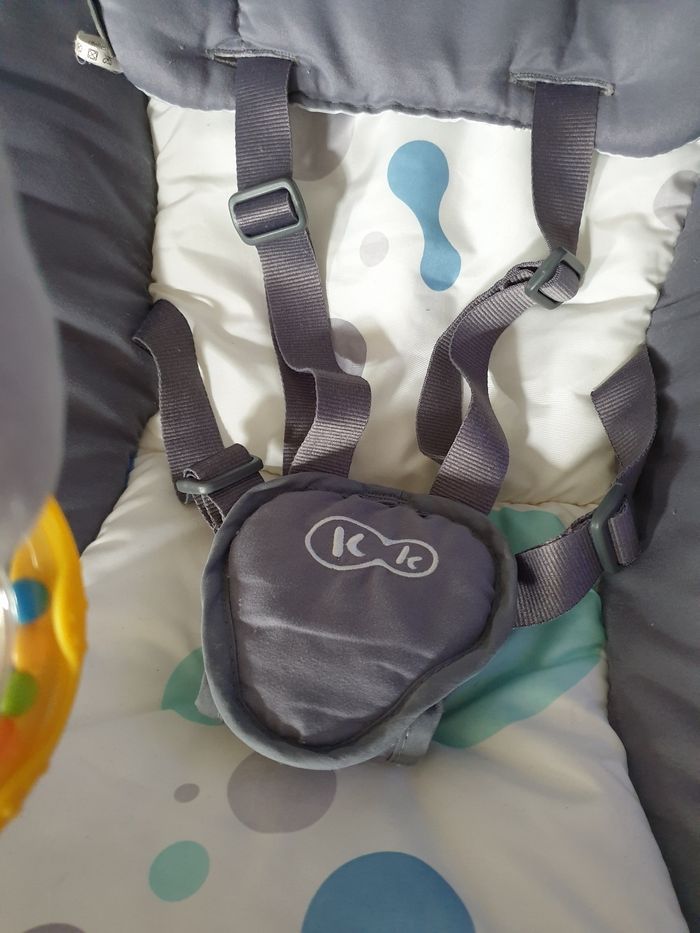 Balancelle kinderkraft minky bleu - photo numéro 2