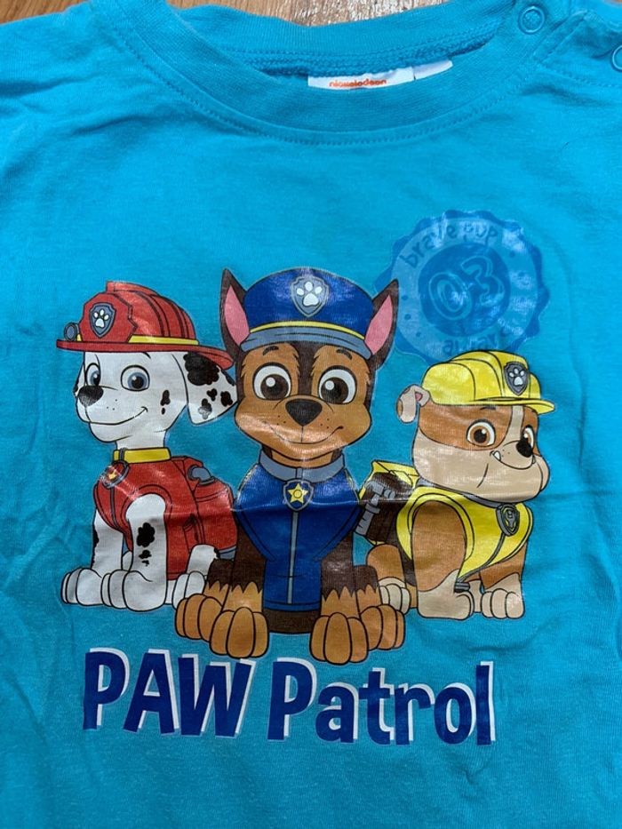 Tee shirt paw patrol 18 mois - photo numéro 2