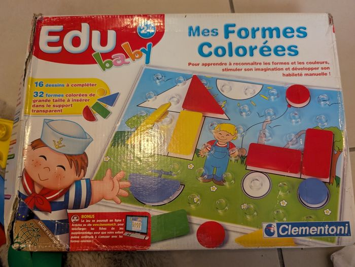 Edubaby formes et couleurs