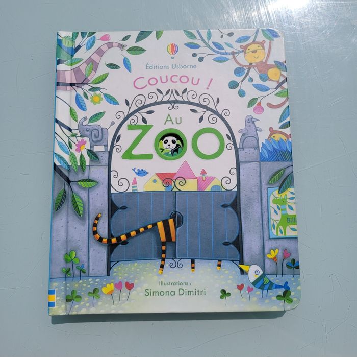 Usborne, livre collection coucou 🐅 Coucou ! Au zoo 🦁 - photo numéro 2