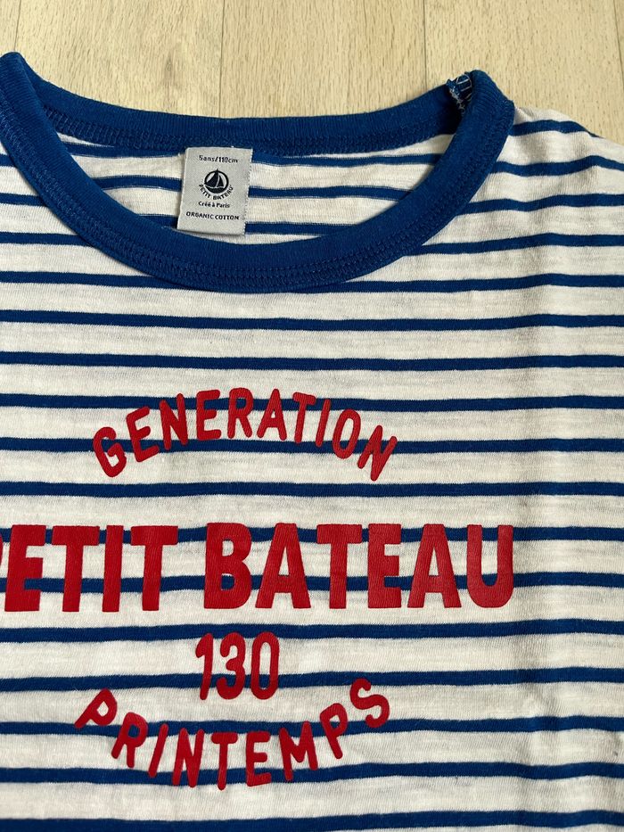 T-shirt enfant Petit Bateau 5 ans - photo numéro 2