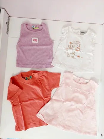 Lot t-shirt fille 3 mois