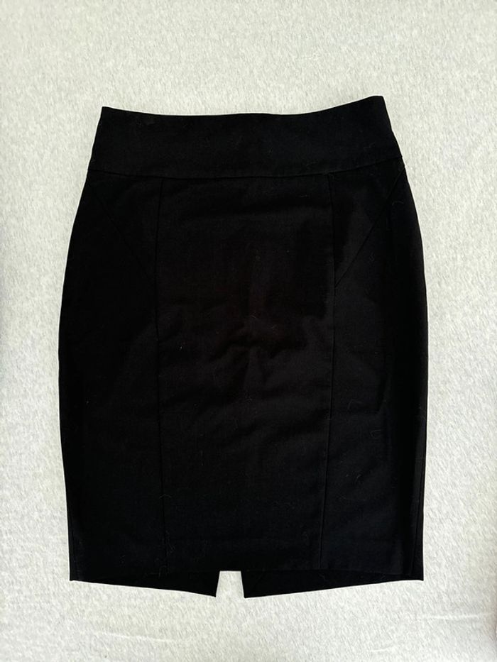 Jupe crayon Zara basic noire 38 tbe