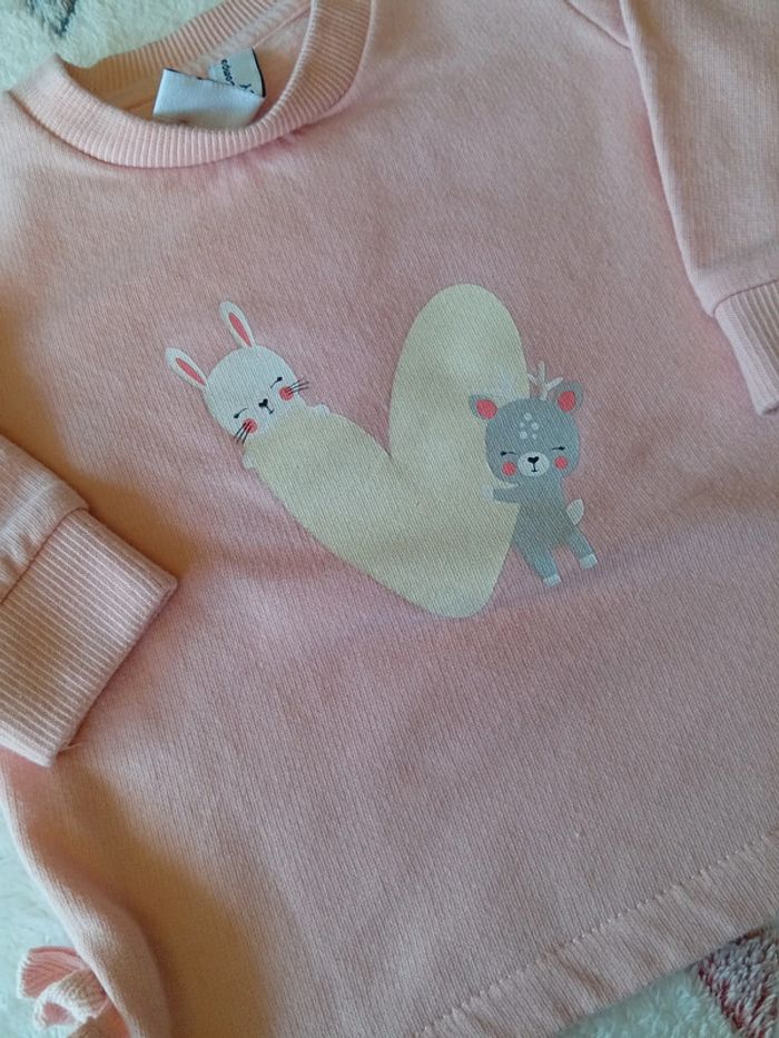 Pull coeur animaux - photo numéro 3