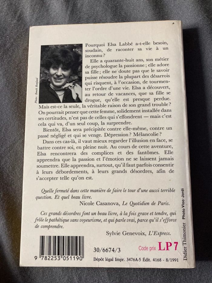 Marie cardinal: les grands désordres - photo numéro 2