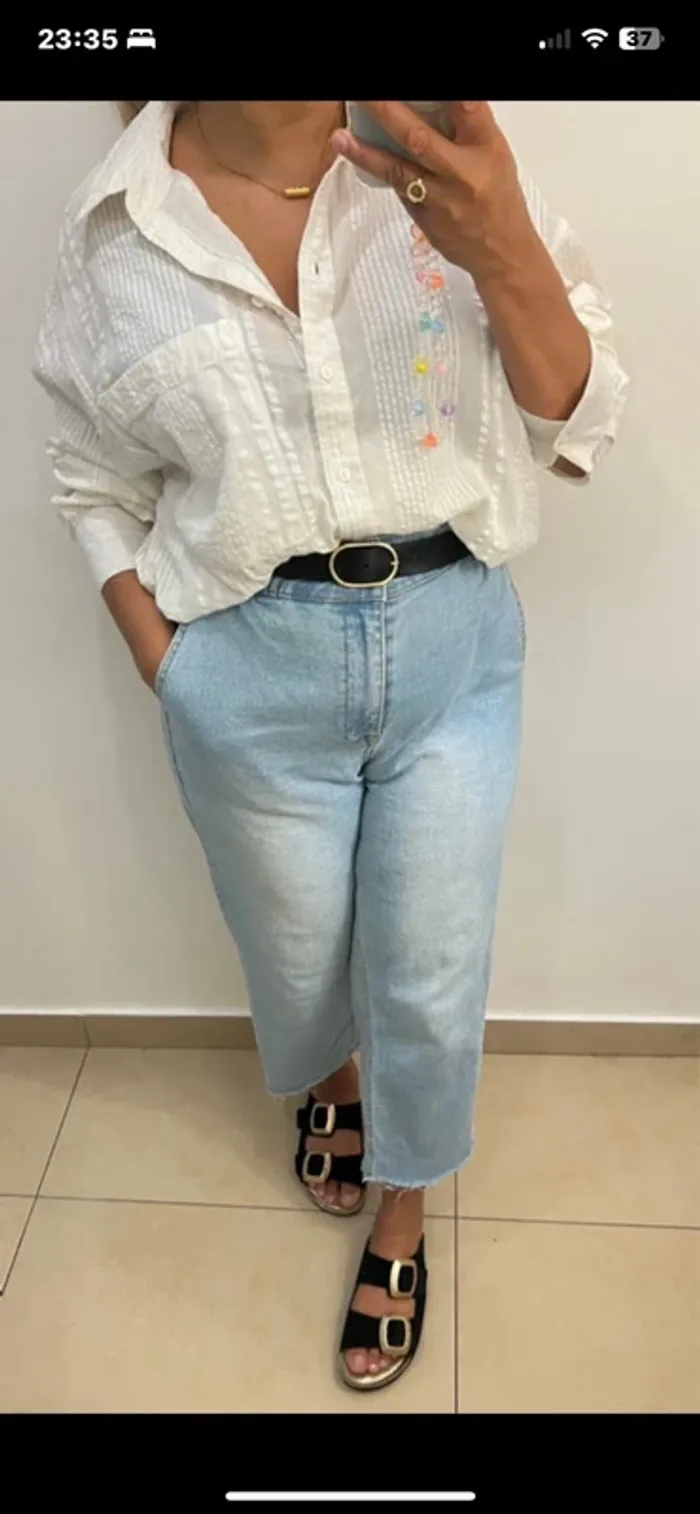 Chemise blanche oversize - photo numéro 3