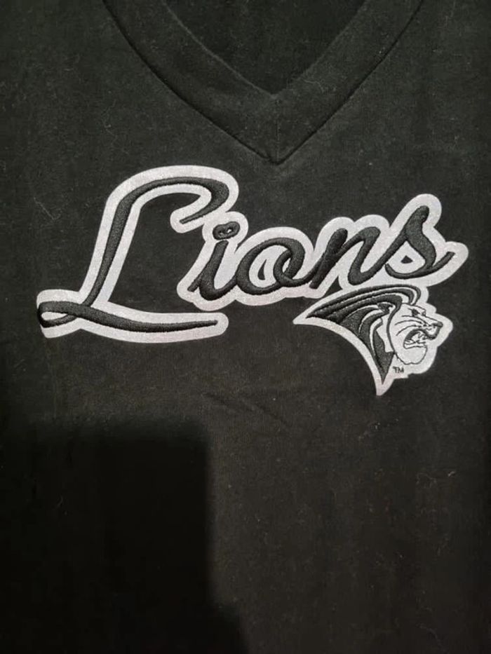 T-shirt noir à mot imprimé - photo numéro 3
