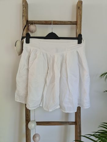 Jupe Naf Naf blanche taille 40 L