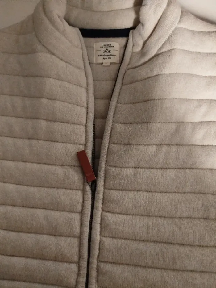Veste sans manche en mérinos JACK x Bande de joueur A212 - photo numéro 4