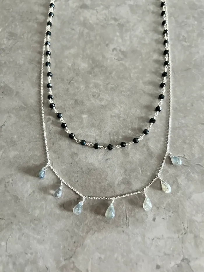 Collier Double Rangs en Argent Canyon - photo numéro 2
