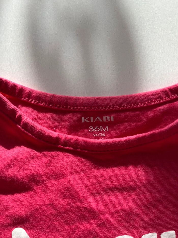 T-shirt fuschia - photo numéro 3