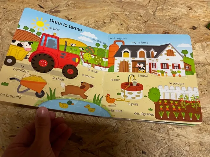 Livre puzzle animaux de la ferme - photo numéro 2