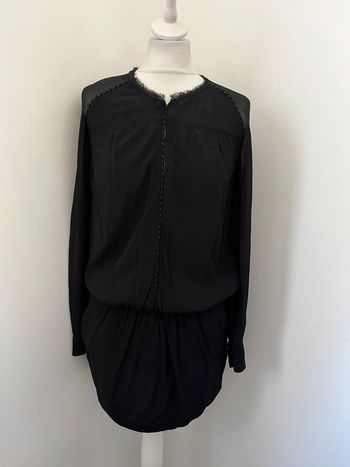 Robe noire et transparente Ikks S