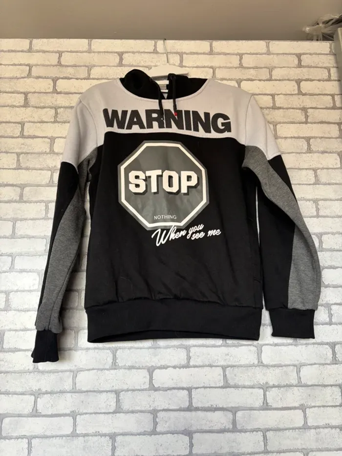Sweat-shirt à capuche garçon 14 ans
