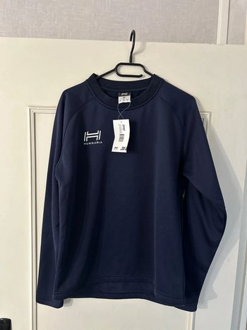Pull d’entraînement bleu marine multi sport Hungaria renforcé polaire S