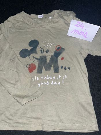 T-Shirt manches longues 24 mois