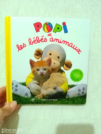Popu et les bébés animaux livre touche et écoute