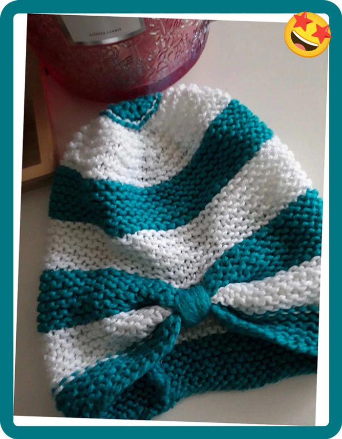 Bonnet en Laine pour bébé🌿💝 - photo numéro 3
