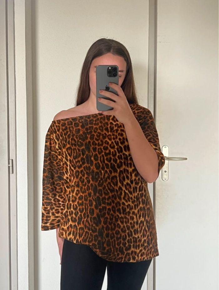 Haut manche 3/4 femme vintage