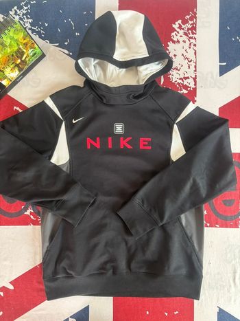 Sweat à capuche Nike noir taille L enfant
