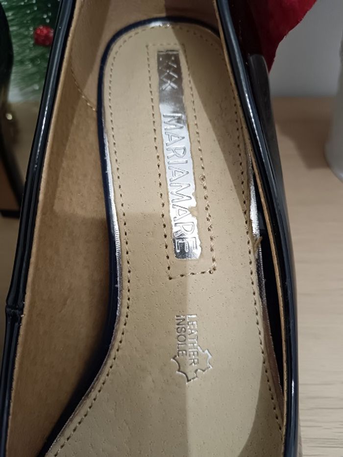 Escarpins vernis marine P 36 - photo numéro 4