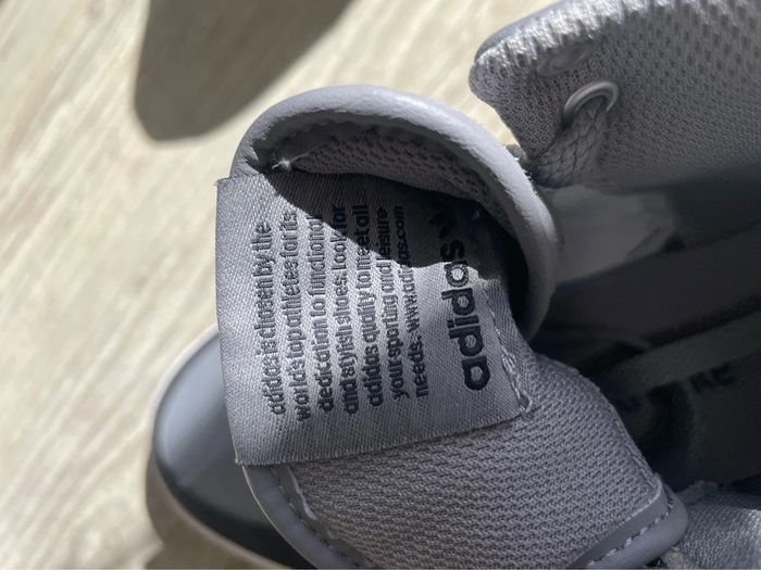 Baskets Adidas Drop Step J grise et noire - photo numéro 8