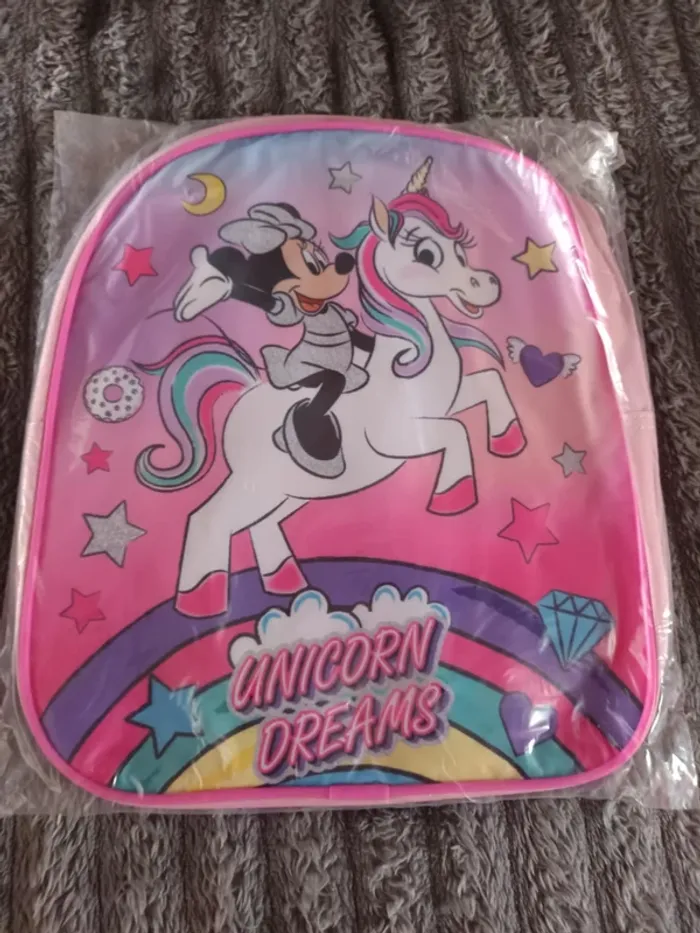 Sac école minnie et sa licorne