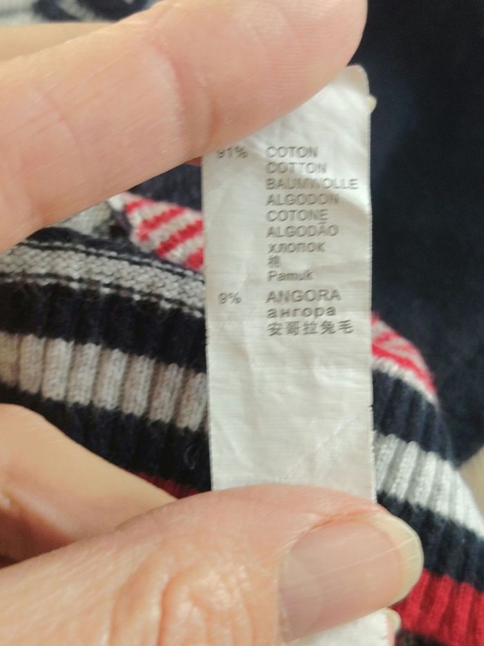 Pull en coton et angora garçon 3ans catimini tbe - photo numéro 4