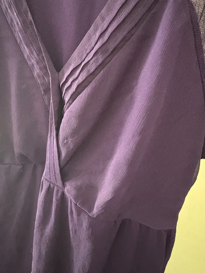 Robe violette  Taille 46 - photo numéro 2