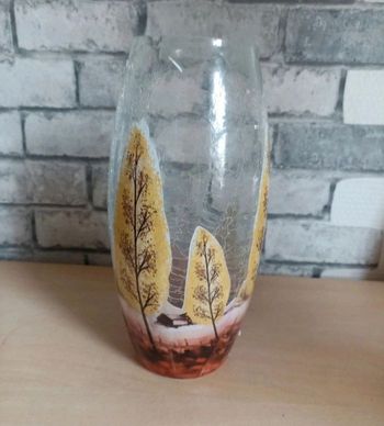Vase décoratif en verre neuf 