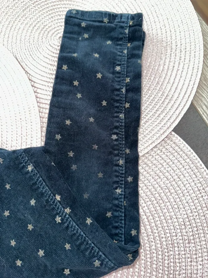 Pantalon velours étoilé - 6 ans - photo numéro 3