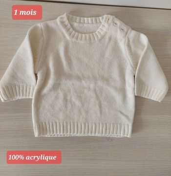 Haut 1 mois garçon