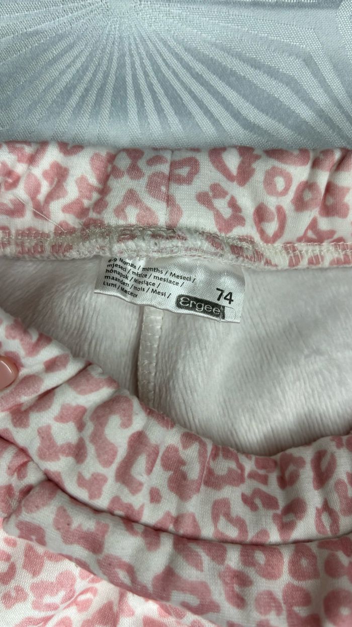 Pantalon chaud fille 6/9 mois - 74 cm - photo numéro 5