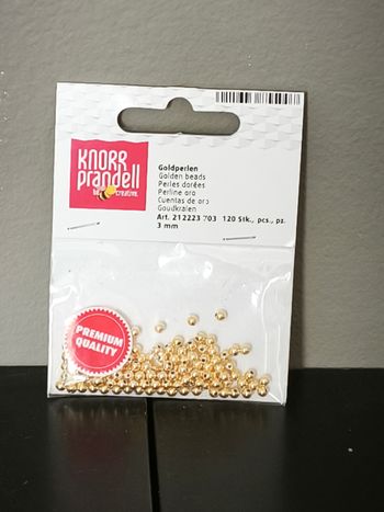 Perles dorées