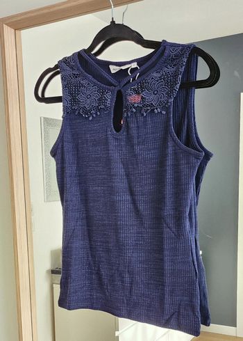 Débardeur bleu marine taille S Naf Naf