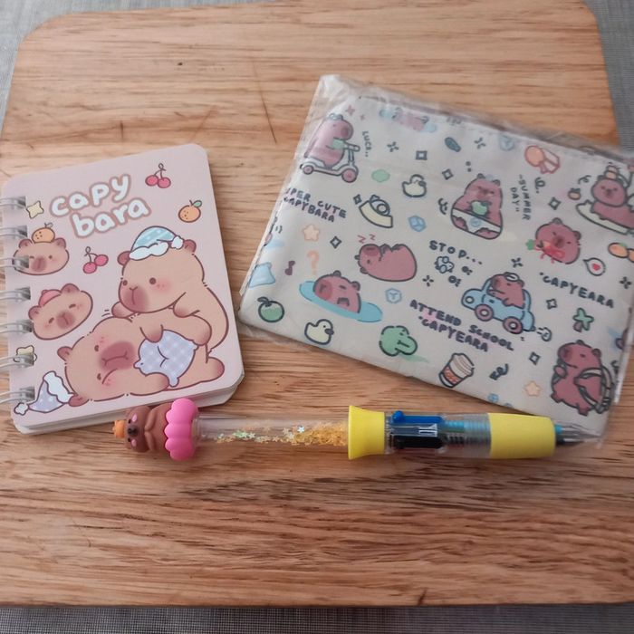 Bloc note et ses accessoires Capybara - photo numéro 2