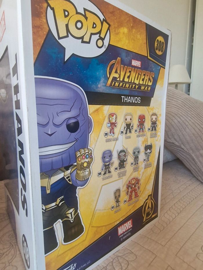 Figurine funko pop thanos jumbo Infinitif wars marvel avengers - photo numéro 12