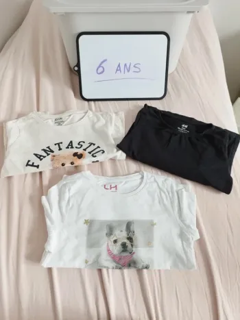 Lot manches longues 6ans