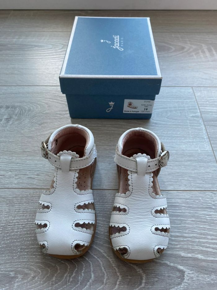 Sandales blanches Jacadi taille 19 - photo numéro 17