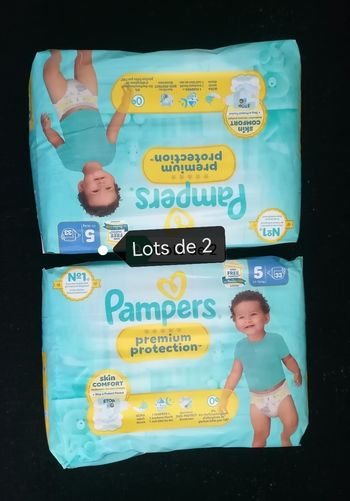 Couches pampers premuim protection